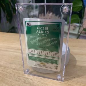 1 of 1 2020 Panini Donruss Printing Plate Ozzie Albies